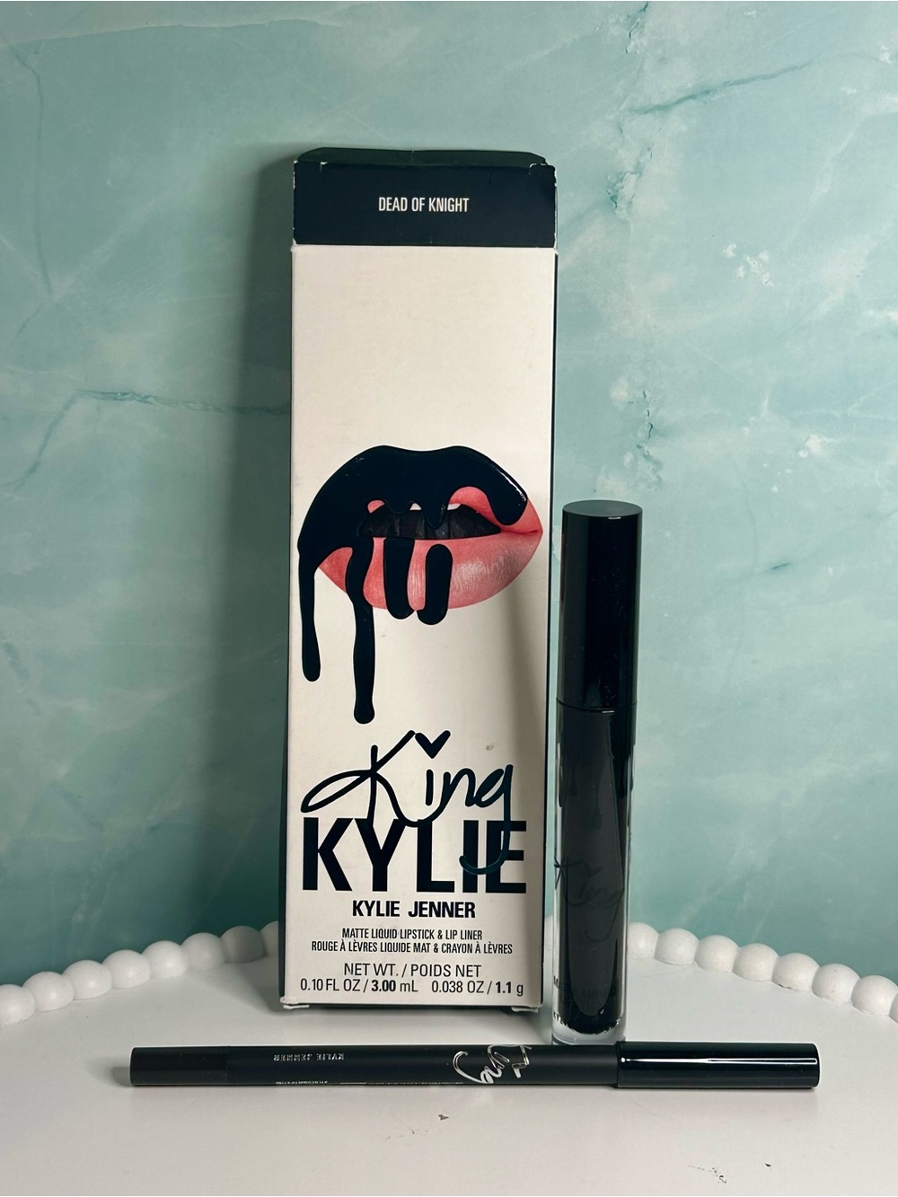 Kylie Jenner King Kylie Matte Liquid Lipstick & Lip Liner - Dead of Knight